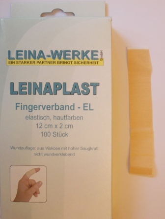 Fingerpflaster, 12 x 2 cm,elastisch, 10 Stück