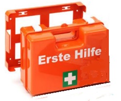 Erste-Hilfe-Koffer "Gastro" Größe 3 orange Typ 1 - Sterilteile Ablaufdatum 12/2035