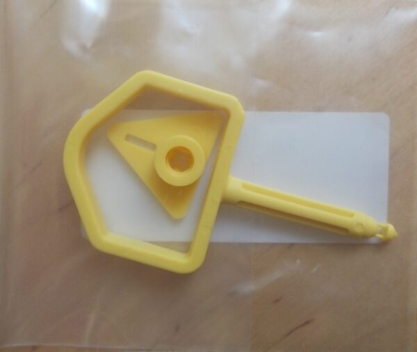 Sicherungsstift mit Dreiecksplatte für Feuerlöscher