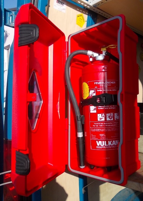 Kombi: LKW-Box + Pulverfeuerlöscher 6kg