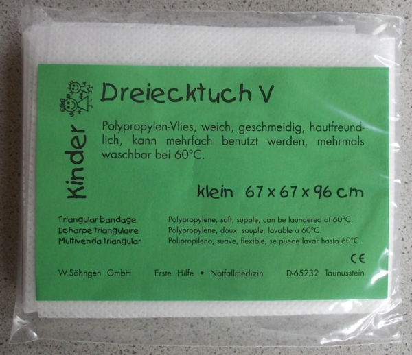 Kinder-Dreiecktuch-V klein 67 x 67 x 96 cm