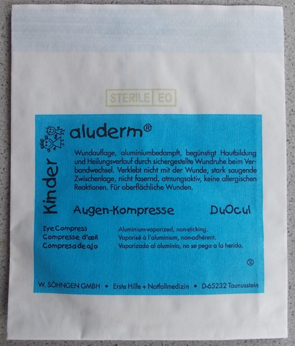 Kinder-Augenkompresse