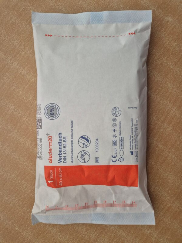 Verbandtuch aluminiumbedampft