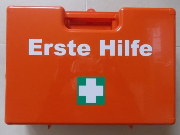 Erste-Hilfe-Koffer Größe 2 orange leer