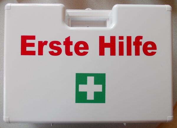 Erste-Hilfe-Koffer Gr&ouml;&szlig;e 3 weiß leer