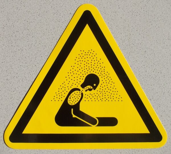 Warnzeichen "Warnung vor Erstickungsgefahr"