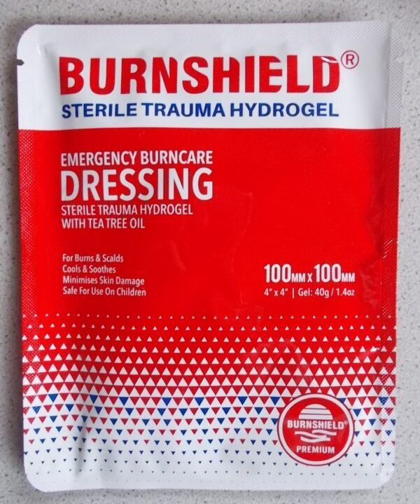 Hydrogel Verband für die Erste Hilfe BURNSHIELD