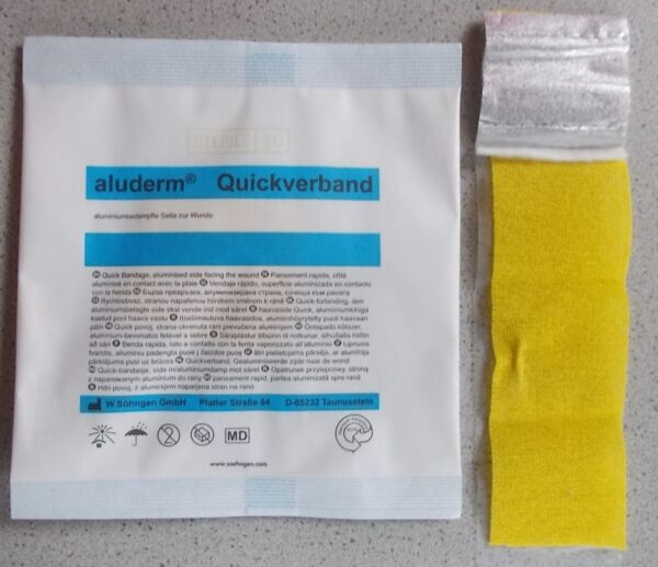 Fingerschnellverband/Quickverband 4x4 cm steril - Ablaufdatum 2045