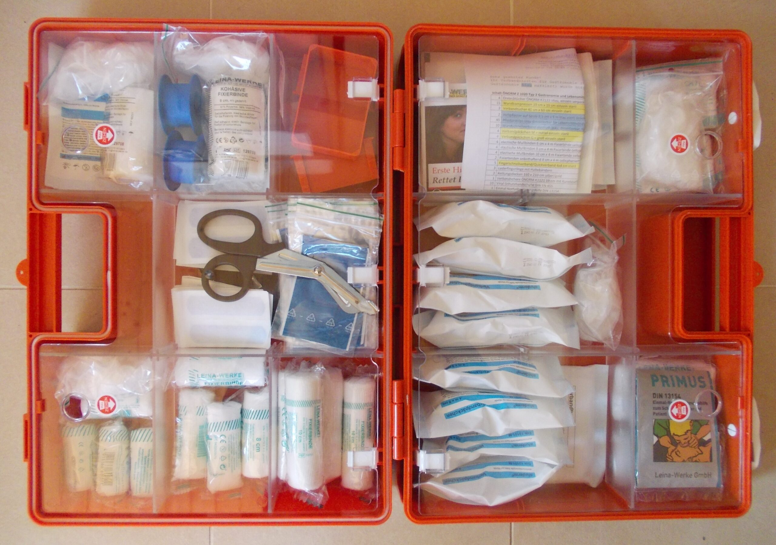 Erste Hilfe Koffer GASTRO Gr. 3, Typ2 - länger haltbar