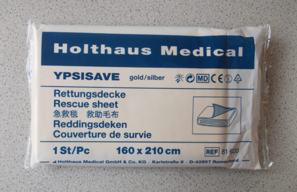 Rettungsdecke isolierend