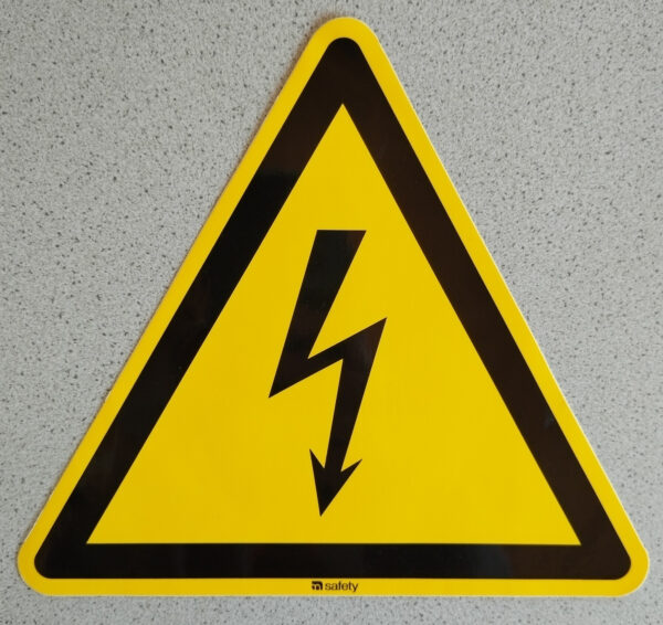 Hinweisschild "elektrische Spannung"