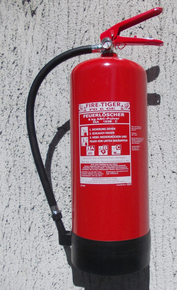 Pulverfeuerlöscher 6 kg