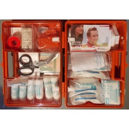 Erste Hilfe Koffer Gr. 1 orange Typ 1 - Sterilteile Ablaufdatum 2044