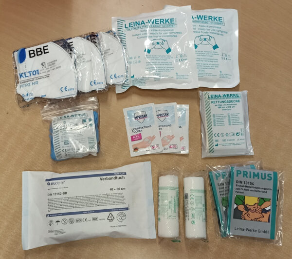 Ergänzungsset für Erste Hilfe Koffer Typ 2 gem. ÖNORM Z 1020-2025