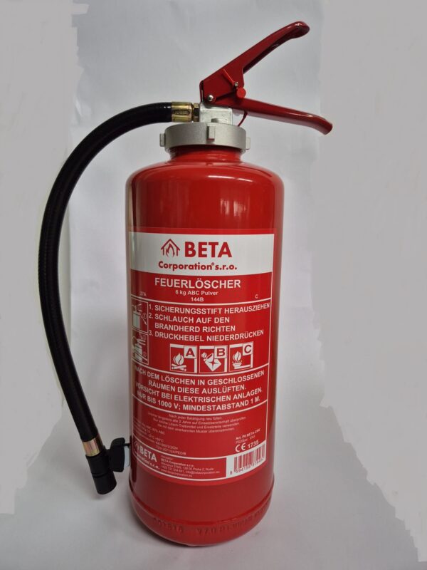 Pulver-Aufladefeuerlöscher – B6H