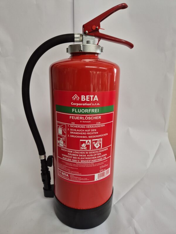 Schaum-Auladefeuerlöscher 9 Liter FLUORFREI - SB9H